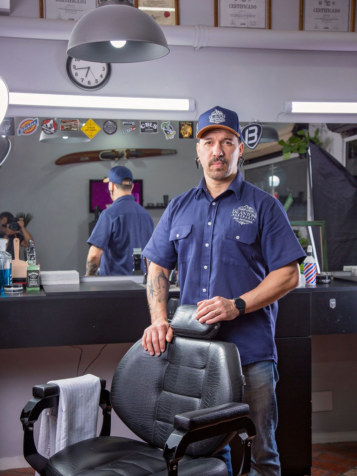 Porträt von Luca, Barber / Texture Specialist